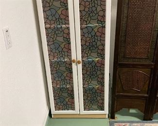 4-5 ft. high   3 ft. deep cabinet