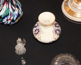 Spun glass, porcelain