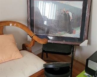 Vietnam War Memorial Print, matted and framed.