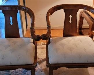 Pair of Vintage Horseshoe Chairs!!