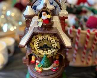 Hallmark Christmas Table Top Clock