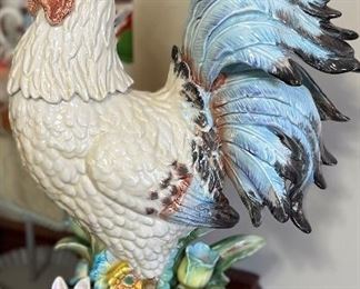 Beautiful Fitz and Floyd Rooster (approx 19")