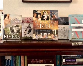 Nice selection of Bibles, commentary, Christian fiction, and more.