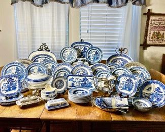 Wedgwood and Johnson Bros Blue Willow China