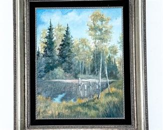 Beautiful Framed Oil on Canvas