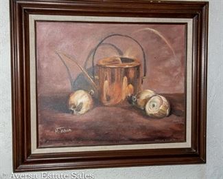 Beautiful Framed Oil on Canvas