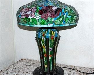 LARGE Tiffany Style Lamp