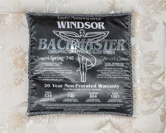 KING Mattress set / Brass Headboard