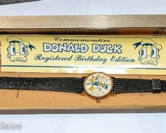 Vintage Disney Donald Duck Watches - Birthday Edition