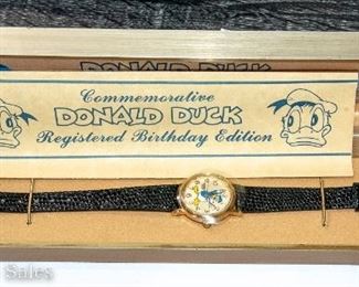 Vintage Disney Donald Duck Watches - Birthday Edition