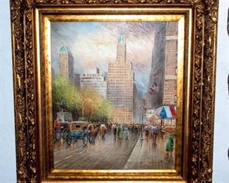 Beautiful Framed Oil on Canvas