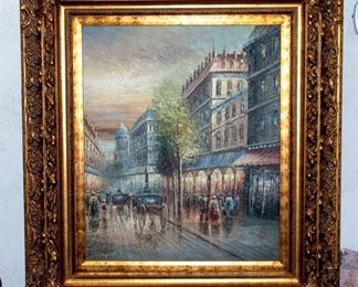 Beautiful Framed Oil on Canvas