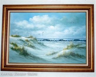 Beautiful Framed Oil on Canvas