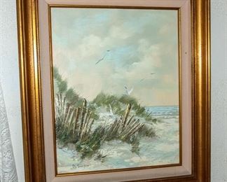 Beautiful Framed Oil on Canvas