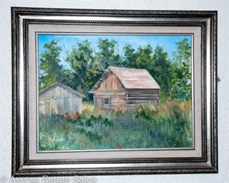 Beautiful Framed Oil on Canvas