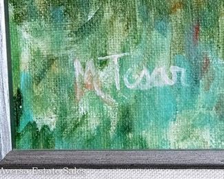 Beautiful Framed Oil on Canvas