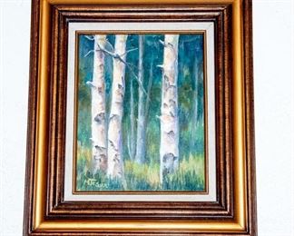 Beautiful Framed Oil on Canvas