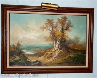 Beautiful Framed Oil on Canvas
