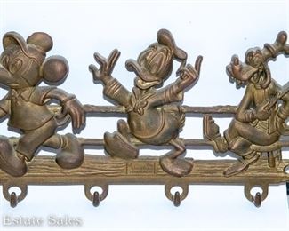 Vintage Disney - Brass Key Rack
