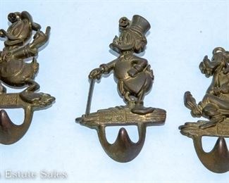 Vintage Disney - Brass Key Rack