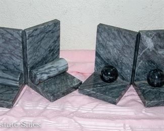 Marble Bookends