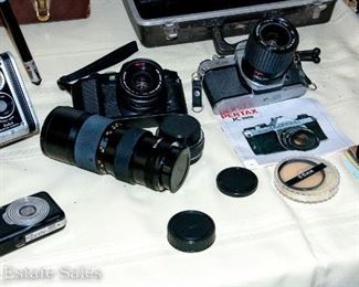 Vintage Cameras and Lens
