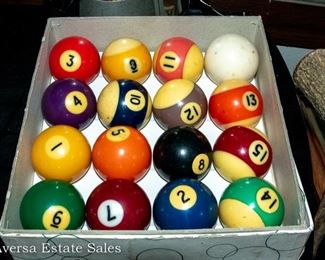 Pool Table Balls