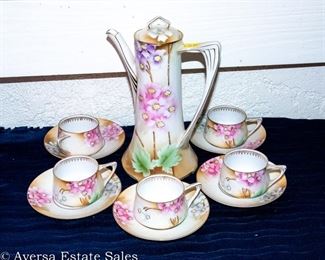 Art Nouveau Chocolate Set