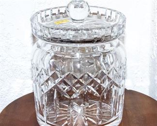 Waterford Biscuit Jar