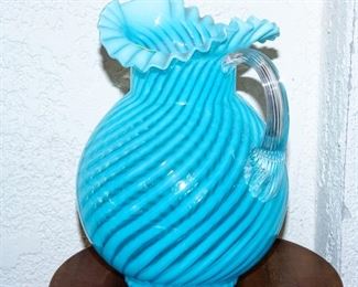 FENTON Opalescent Pitcher