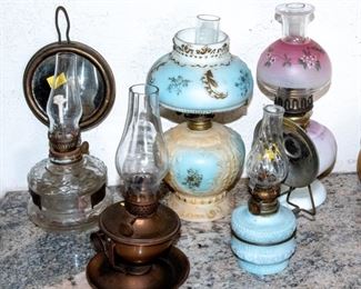 Antique Mini OIL LAMPS