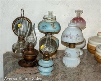 Antique Mini Oil lamps