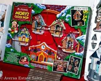Mickey Mouse Clock Shop Christmas Decoration