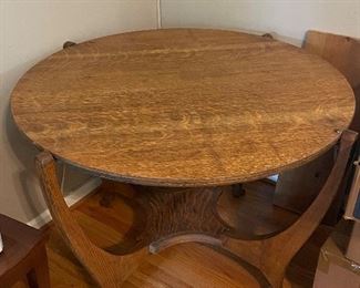 1940's French Flip Top Game Table