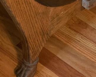 1940's French Flip Top Game Table