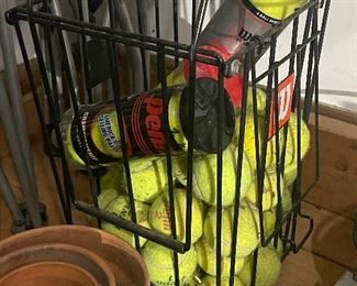 Tennis Balls and case