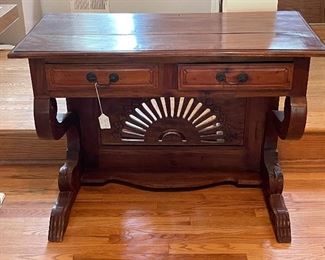 Reclaimed  antique teak wood desk