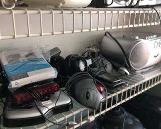 Electronics to include Canon Photo Printer, Canon Bubble Jet Printer, Sony Watchman, 