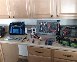 Garage... Inverter- great for outages! Battery minders, portable car starter, etc