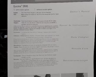 QUICKIE TILT-IN-SPACE WHEEL CHAIR MODEL #SR45