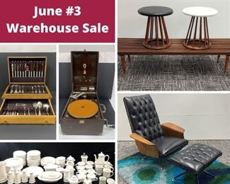 June 3 Warehouse Sale