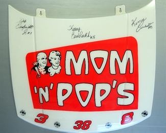 Mom 'N' Pop's NASCAR Hood With Dale Earnhardt, Kelley Earnhardt, And Kerry Earnhardt Names, Made Exclusively For QT