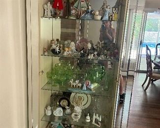 Glass Cabinet (FILLED WITH SO MANY UNIQUE PIECES!) 