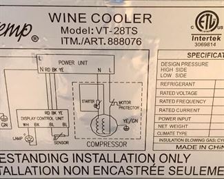 Vinotemp Wine Cooler