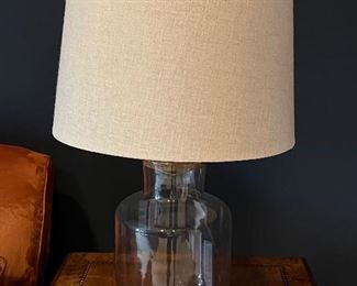 Clear Glass Table Lamp