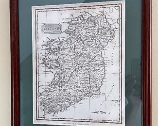 Framed Map of Ireland