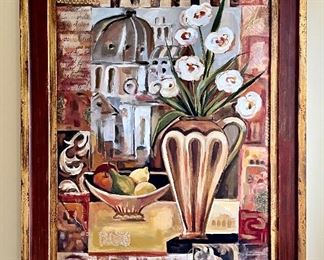 Oil on Canvas Signed Augustine