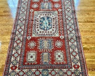 Caucasian Wool Rug - 4' x 7'2"