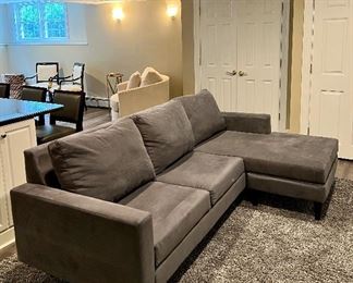 Small Gray Sectional Sofa