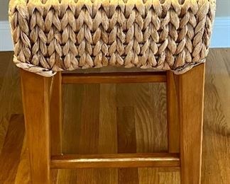 Pottery Barn Rush Stool